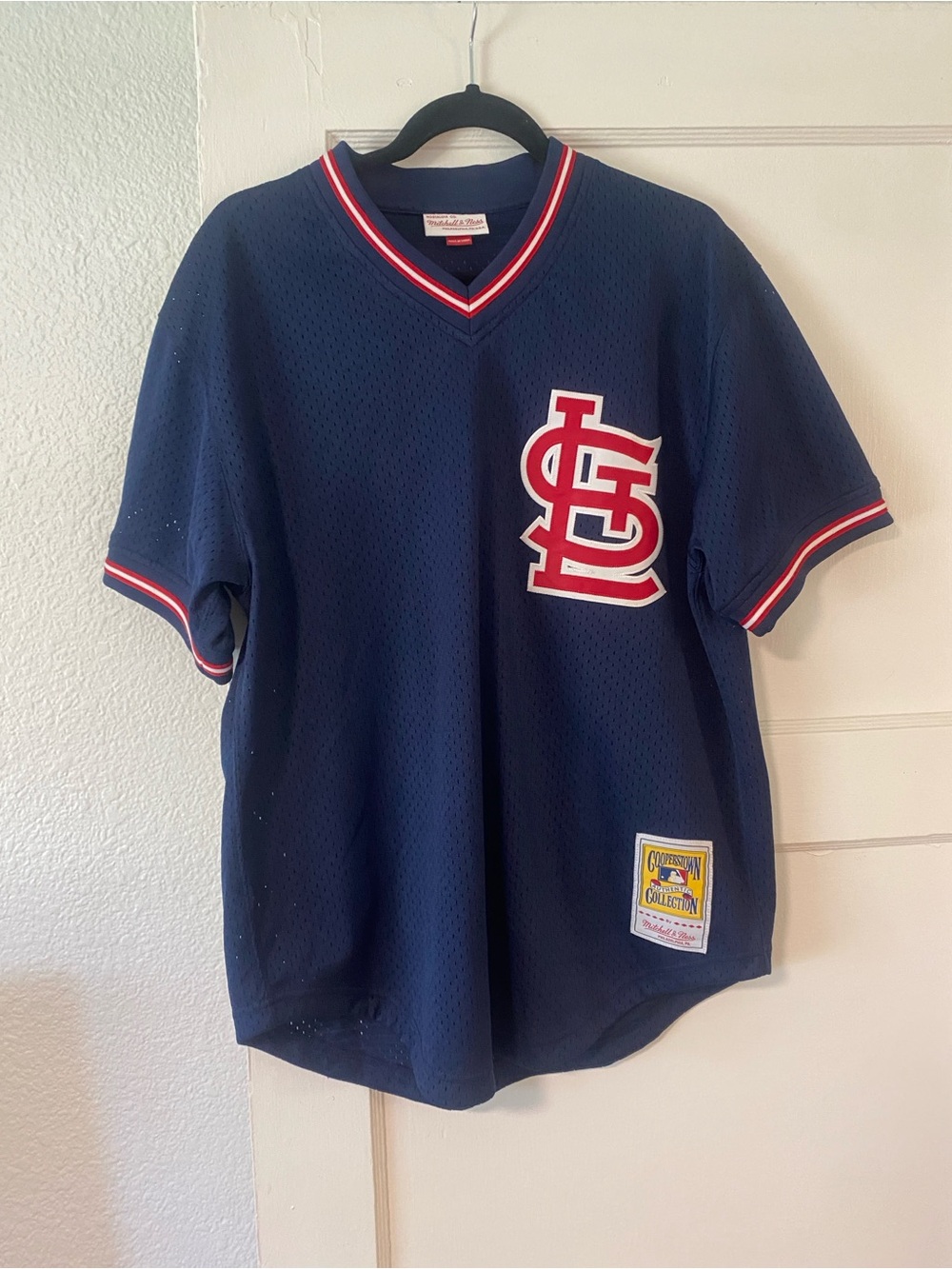 St. Louis Cardinals Ozzie Smith Mesh batting practice 1982 jersey